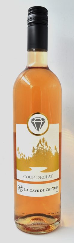 Blanc de noir Coup d'éclat pinot noir vin d'été rafraichissant médaille d'or grand prix du vin suisse excellent rosé blanc de noir fribourgeois vin suisse estavayer payerne broye