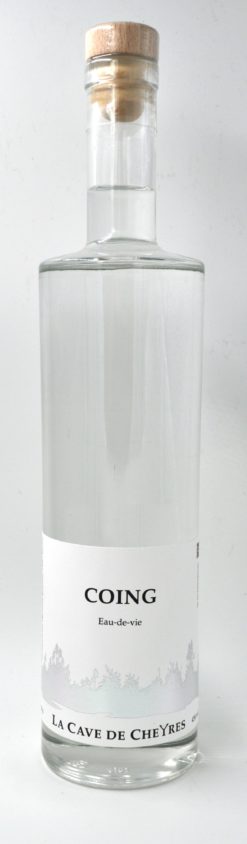 Coing eau-de-vie premium spiritueux haut-de-gamme fribourg spiritueux 43% volume la cave de cheyres distillerie michel fine eau-de-vie terroir fribourg terroir fribourgeois ramassé à la main