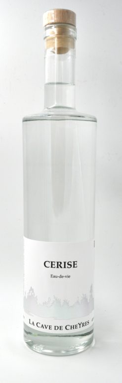 Cerise Cerise noire de cheyres kirsch très fin eau-de-vie premium spiritueux haut-de-gamme fribourg spiritueux 43% volume la cave de cheyres distillerie michel fine eau-de-vie terroir fribourg terroir fribourgeois ramassé à la main cheyres cerises suisses